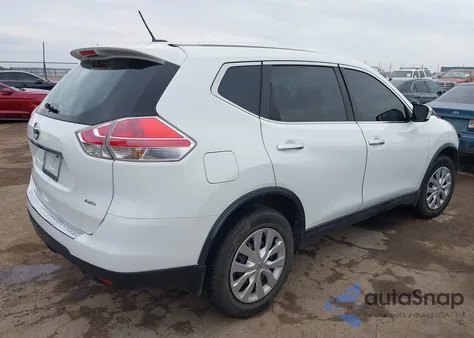 2015 Nissan Rogue S из США, поврежденный, VIN KNMAT2MVXFP591693
